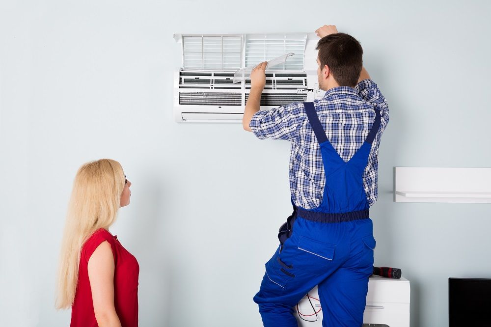 air conditioning work by 1ST Class HVAC Atlanta in Atlanta