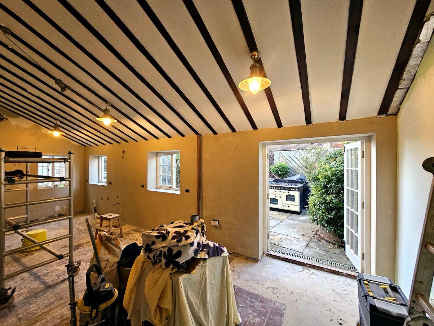 construction work by A C M Plastering Services in Keevil