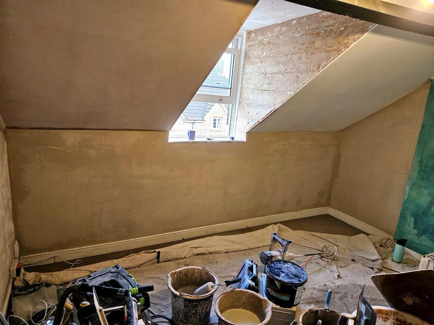 construction work by A C M Plastering Services in Keevil