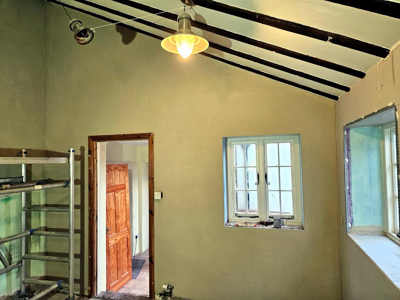 construction work by A C M Plastering Services in Keevil