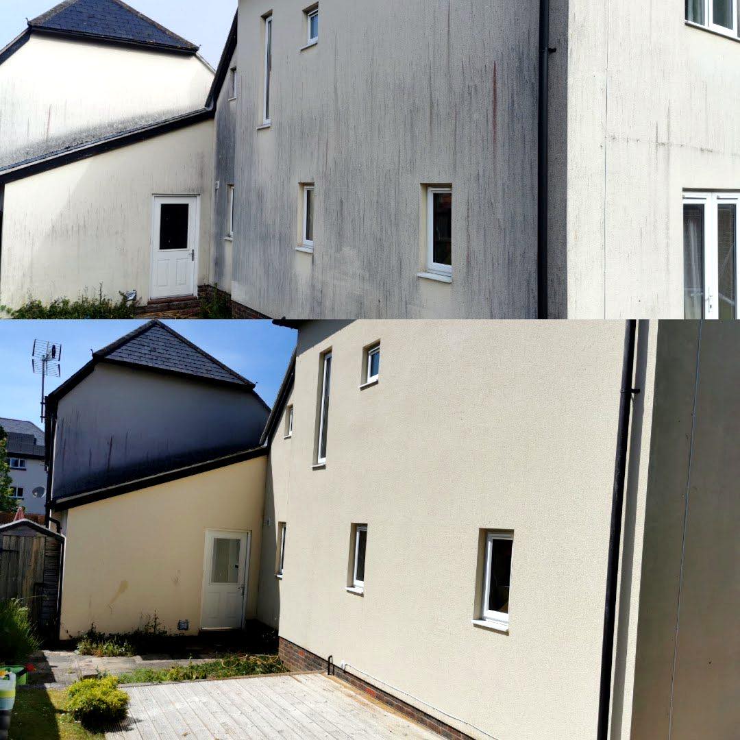 exterior cleaning work by A Pure Clean in Portland
