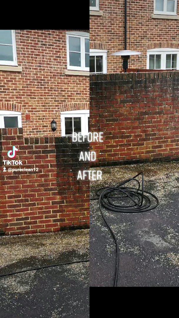 exterior cleaning work by A Pure Clean in Portland