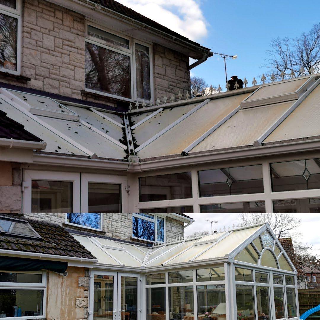 exterior cleaning work by A Pure Clean in Portland