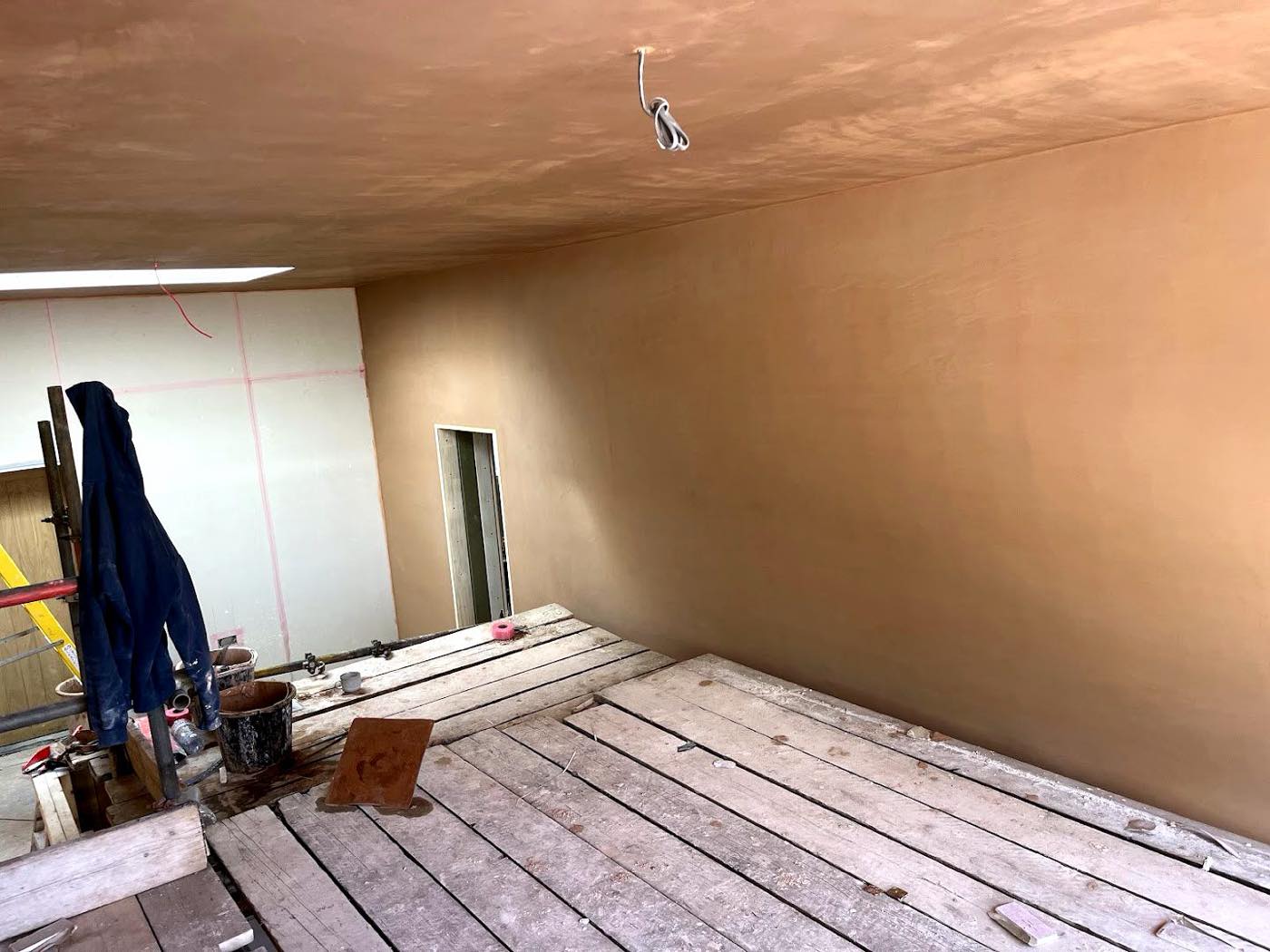 construction work by AJA Plastering in Tewkesbury