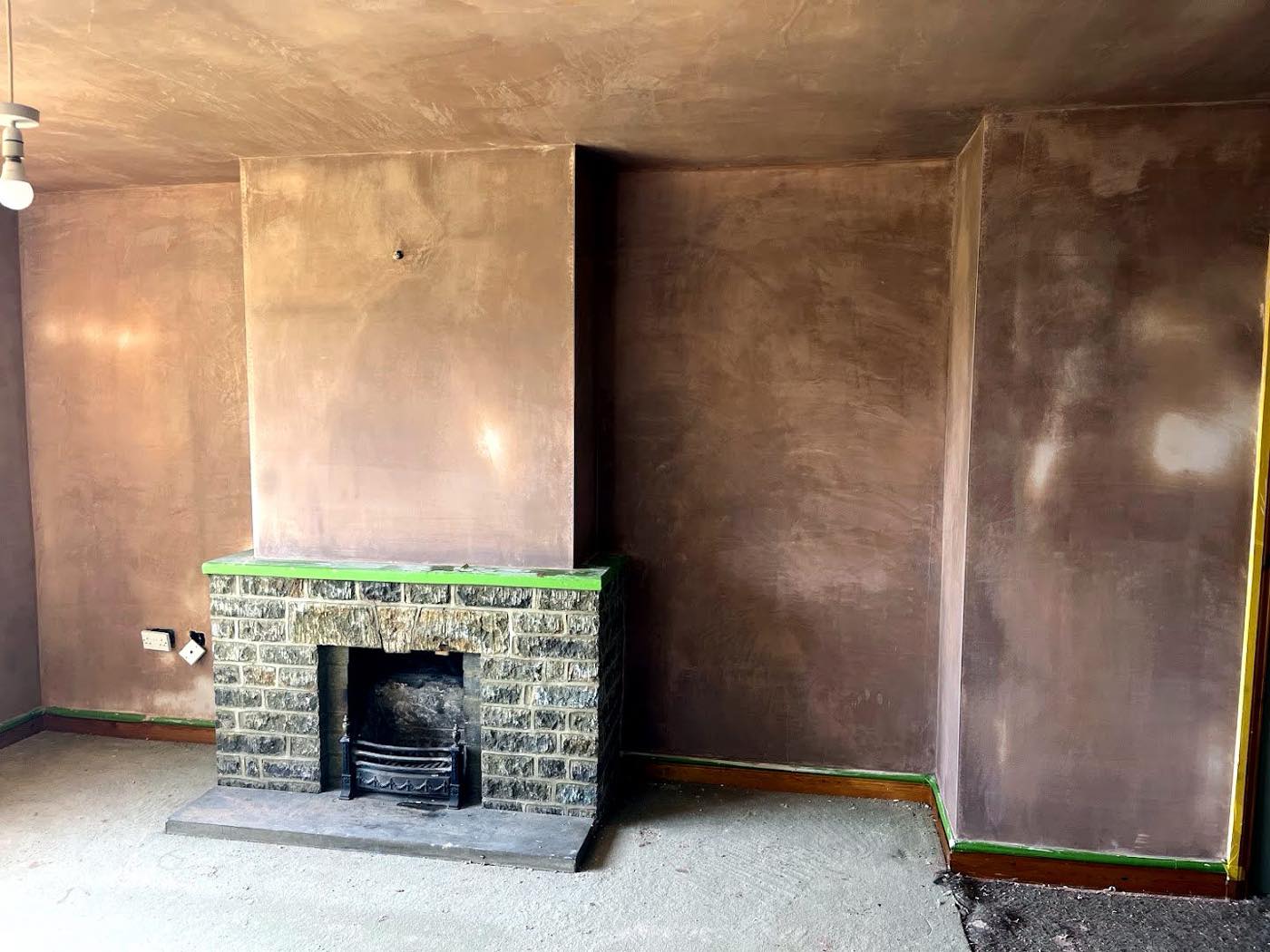 construction work by AJA Plastering in Tewkesbury