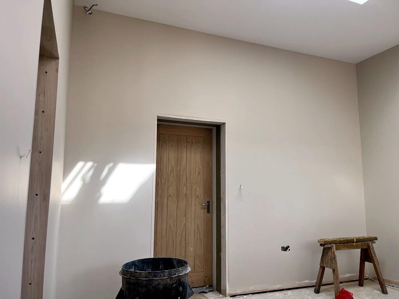 construction work by AJA Plastering in Tewkesbury