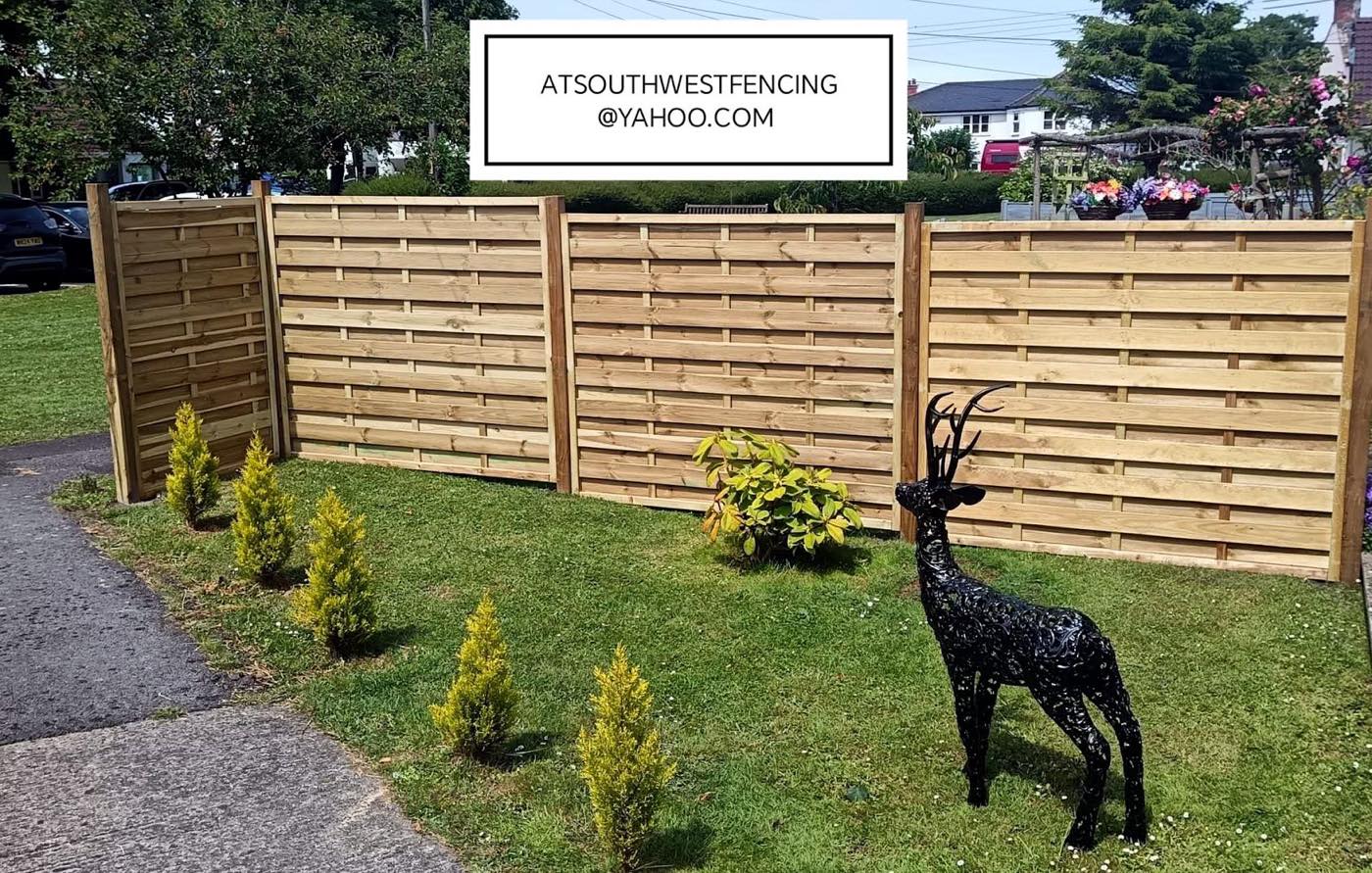 fencing work by AT South West Fencing in Highbridge Somerset in Highbridge