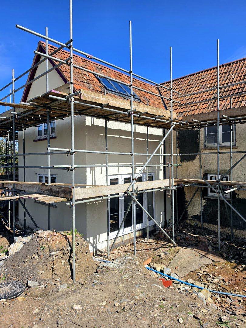Recent work by Blake plastering