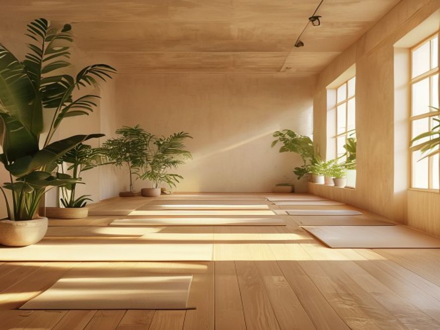 Inside Bloom Yoga Studio