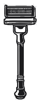 Cheddar barber logo