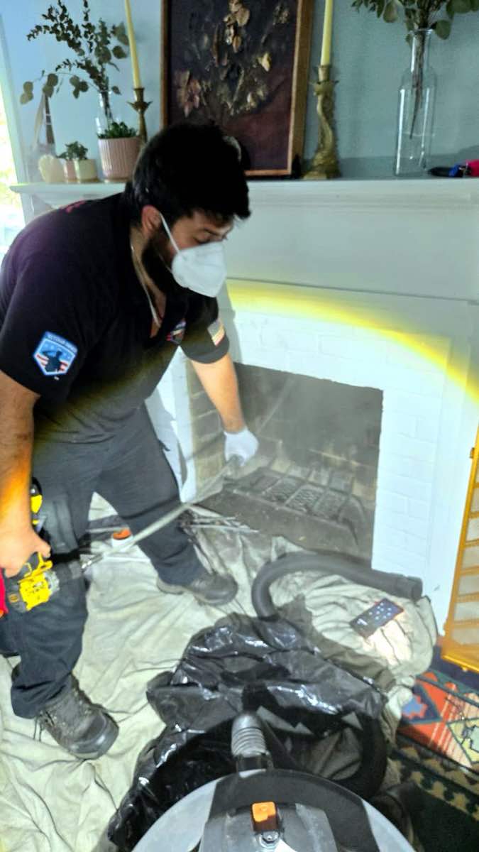 chimney work by Chimney Sweep Of America in Virginia Beach
