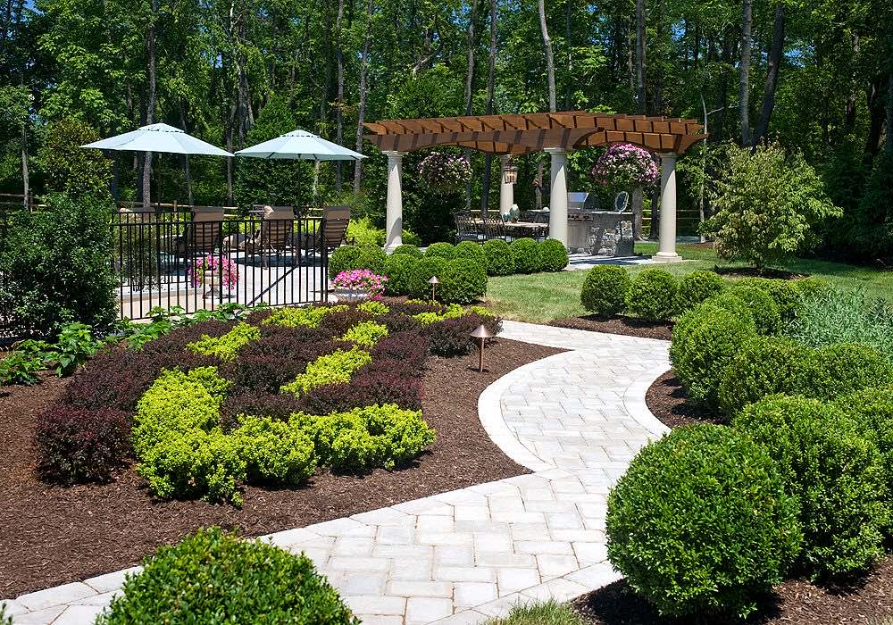 outdoor lighting work by Chris Orser Landscaping Inc. in Doylestown
