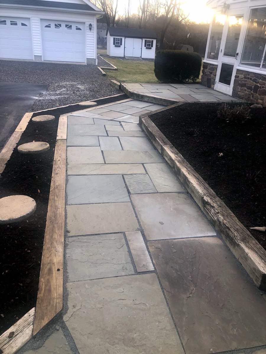 outdoor lighting work by Chris Orser Landscaping Inc. in Doylestown