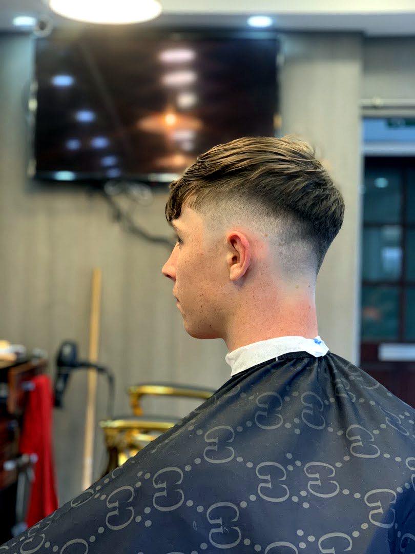 Inside Diamond Scissors Barber Shop Radstock
