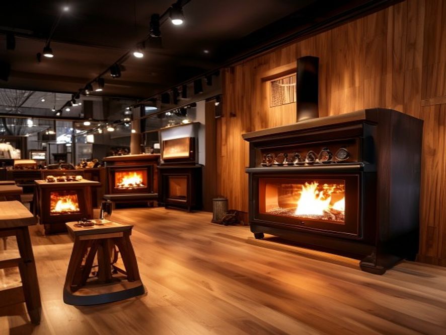 fireplace stove work by Ember Stoves & Fireplaces in Wells