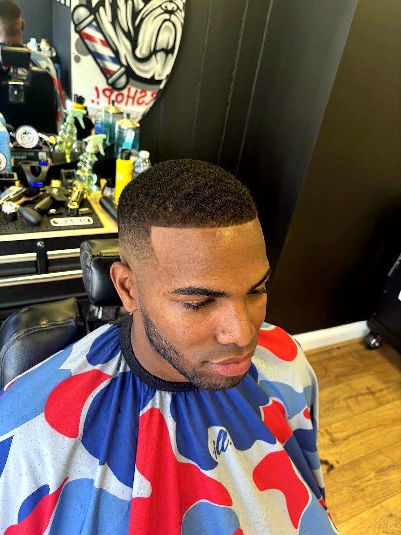 Inside Fatchops barber shop