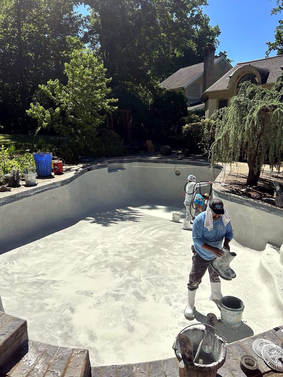 pool service work by Isabella Pools LLC in Bridgeport