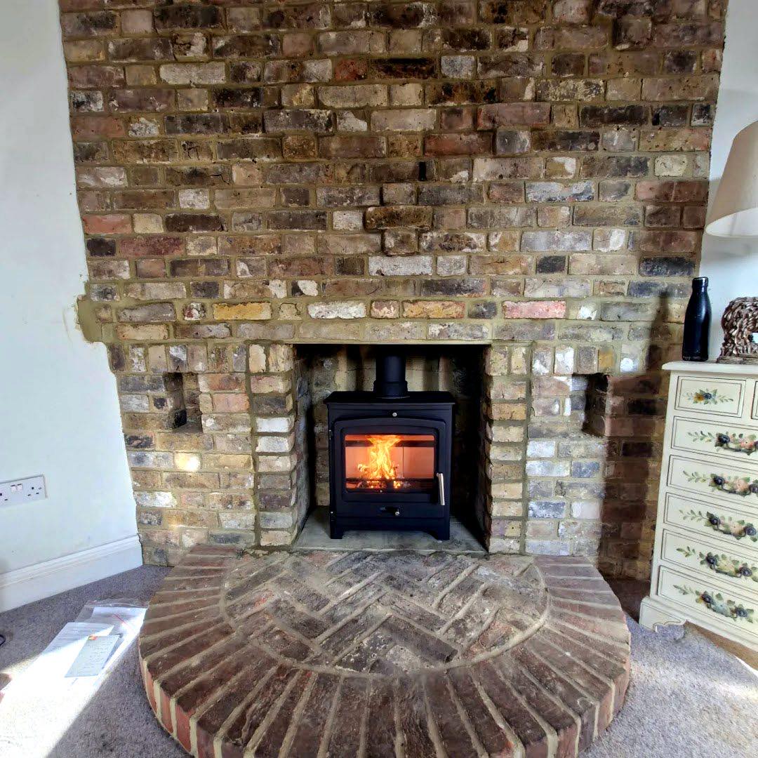 fireplace stove work by JLC Installations in Ramsgate