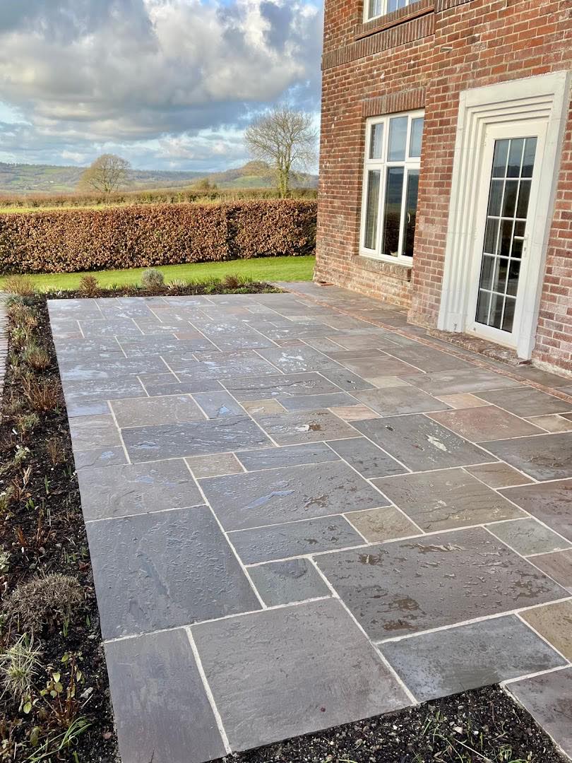 landscaping work by K C Build & Garden Design in Ottery Saint Mary