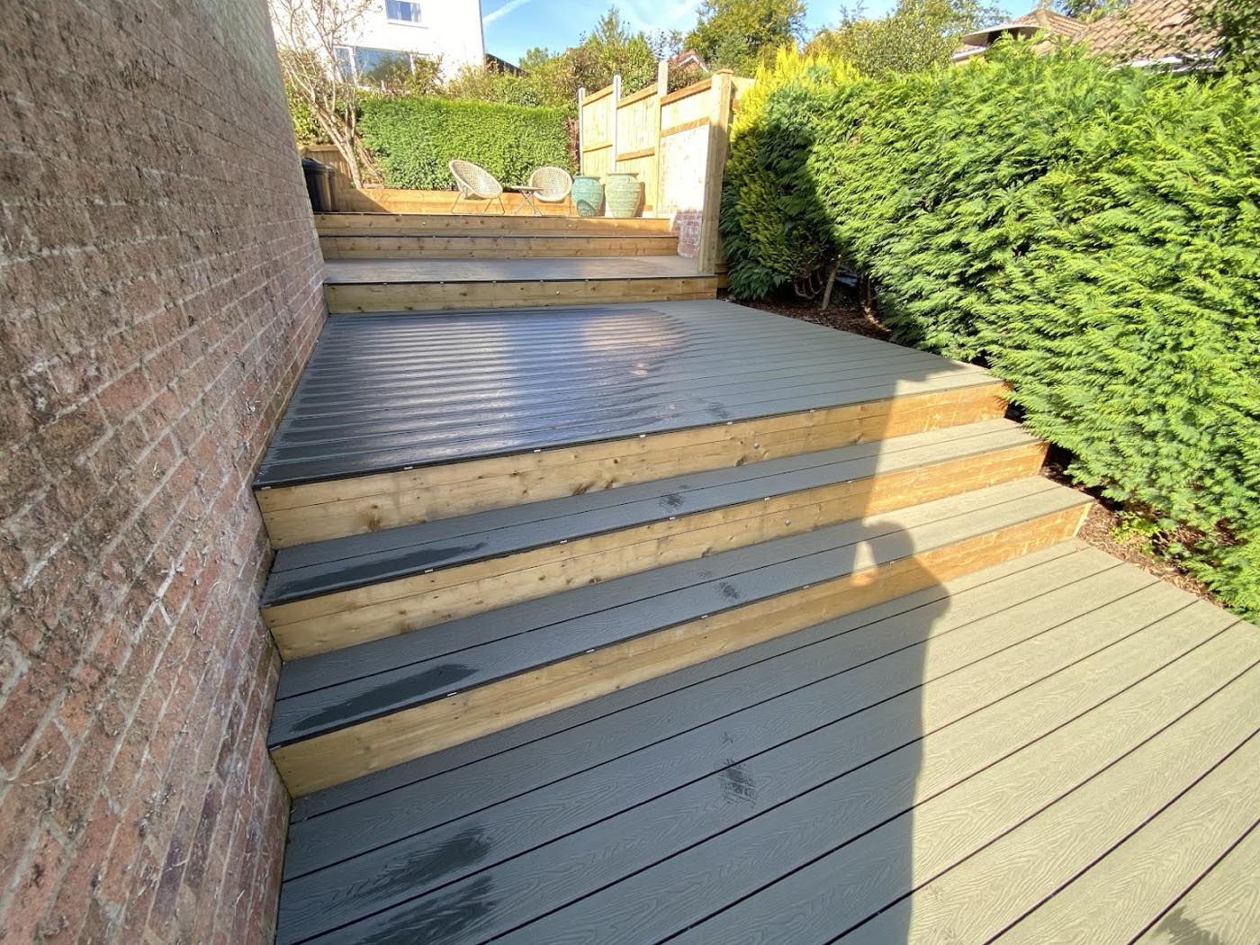 landscaping project by K C Build & Garden Design in Ottery Saint Mary