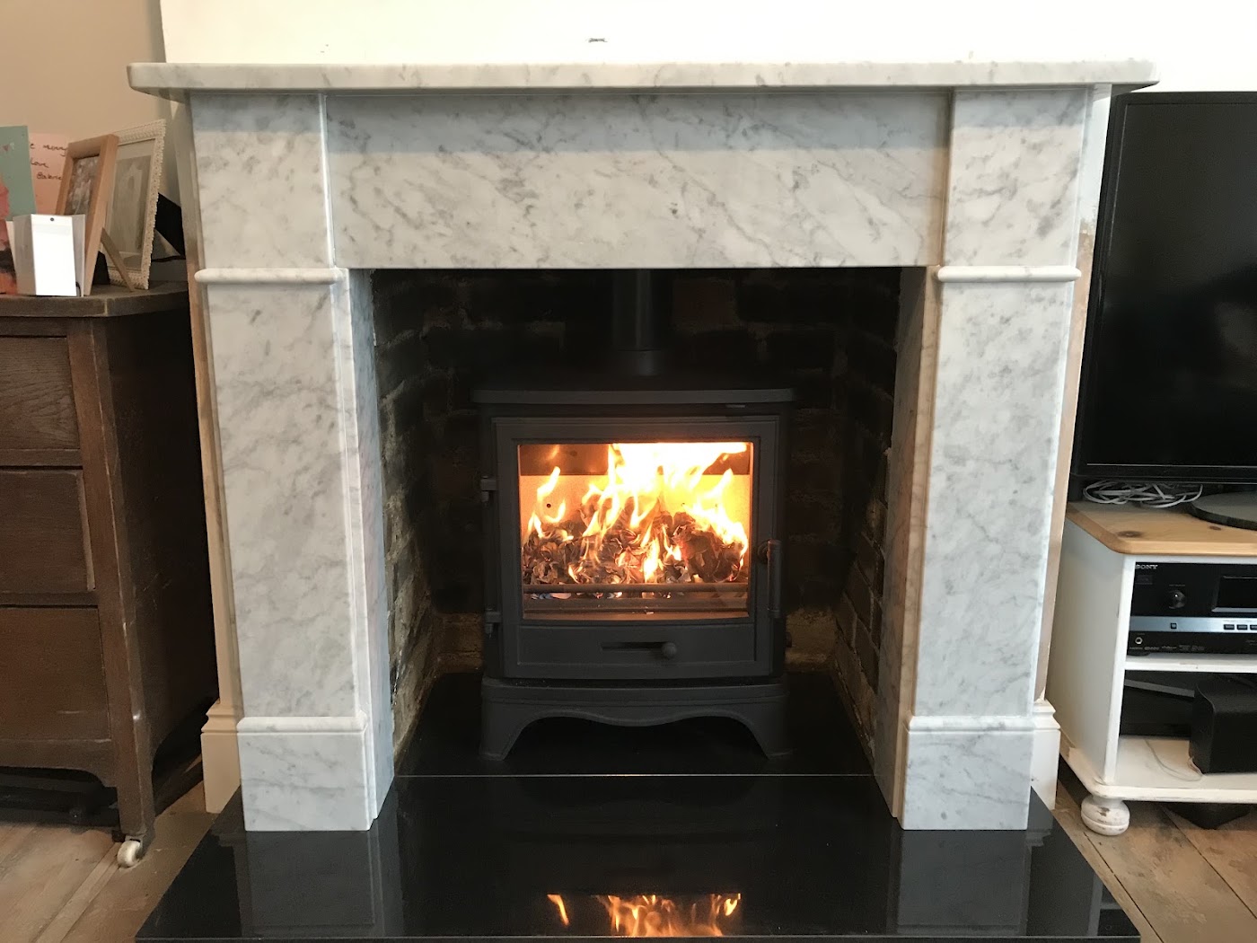 fireplace stove work by KAL Fireplace Installations in Colchester