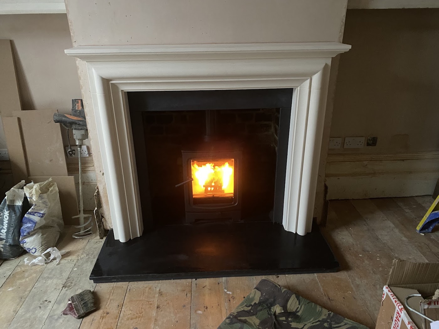 fireplace stove work by KAL Fireplace Installations in Colchester