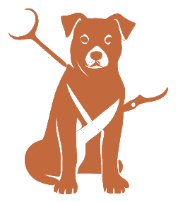 Palmer and pooch logo